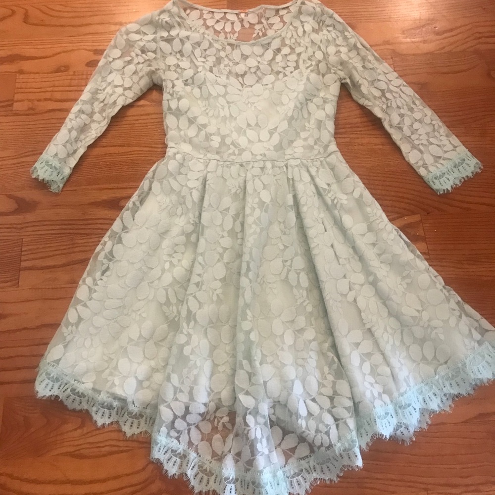 Mint Lace Free People Midi